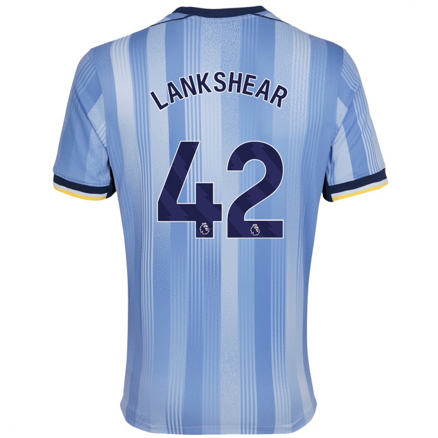 Hombre Fútbol Camiseta Will Lankshear #42 Azul Claro 2ª Equipación 2024/25 Perú