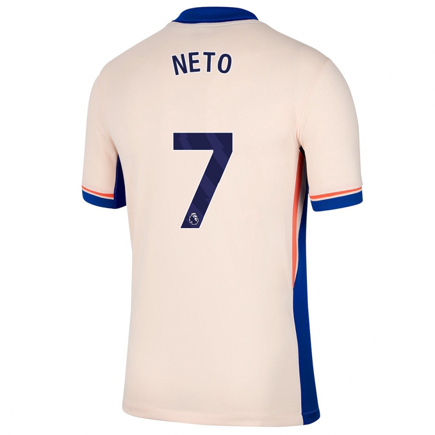 Hombre Fútbol Camiseta Pedro Neto #7 Beige Claro 2ª Equipación 2024/25 Perú