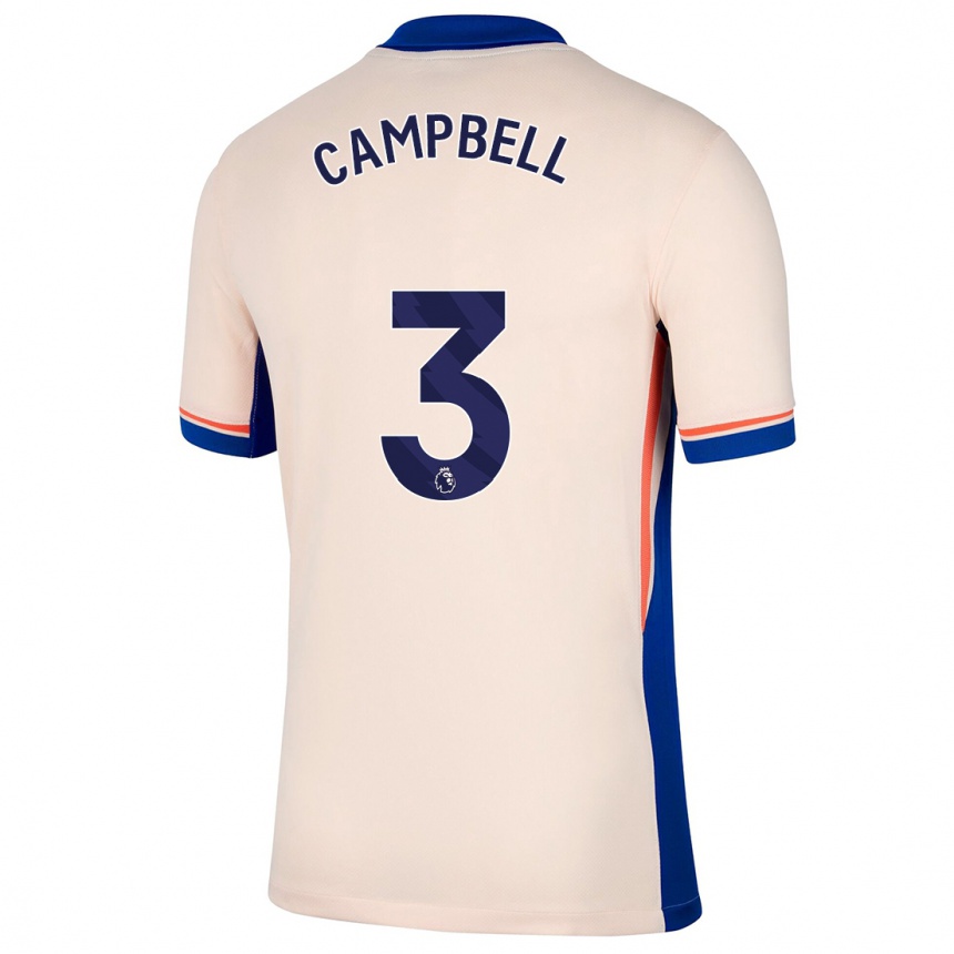 Hombre Fútbol Camiseta Harrison Murray-Campbell #3 Beige Claro 2ª Equipación 2024/25 Perú