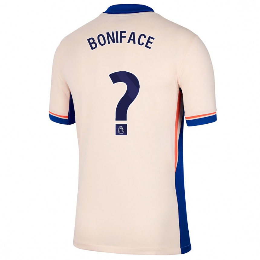 Hombre Fútbol Camiseta Somto Boniface #0 Beige Claro 2ª Equipación 2024/25 Perú