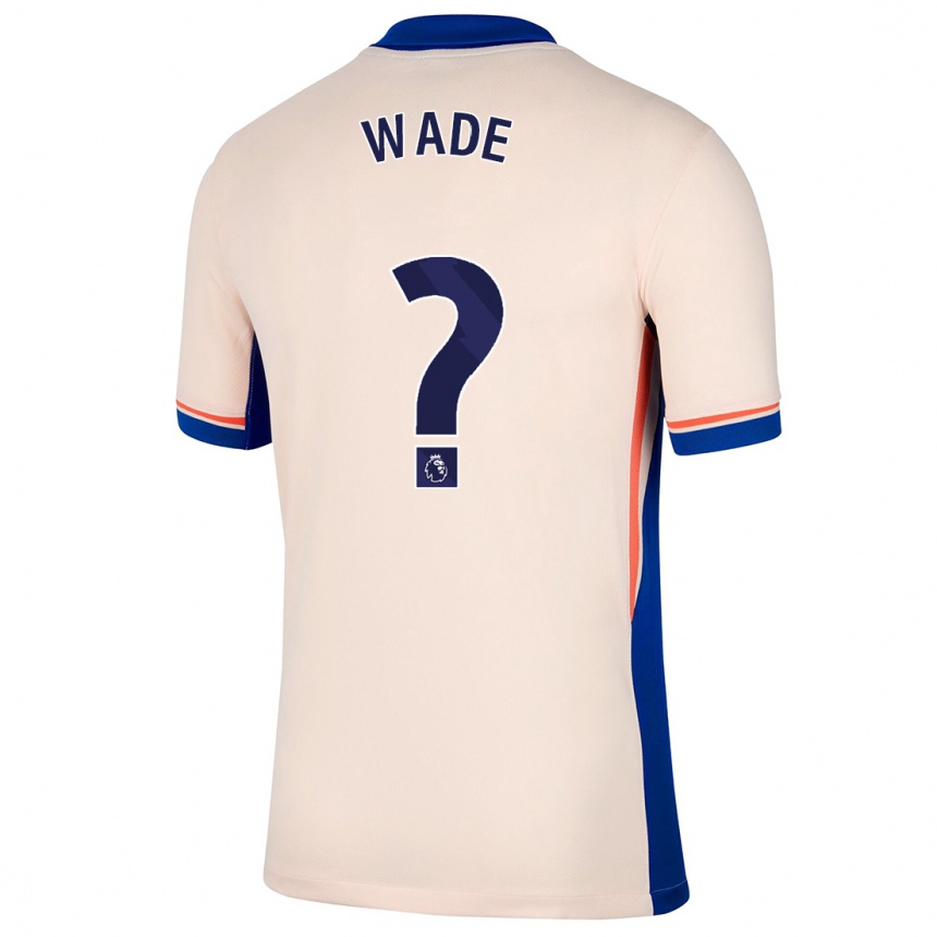 Hombre Fútbol Camiseta Shaun Wade #0 Beige Claro 2ª Equipación 2024/25 Perú