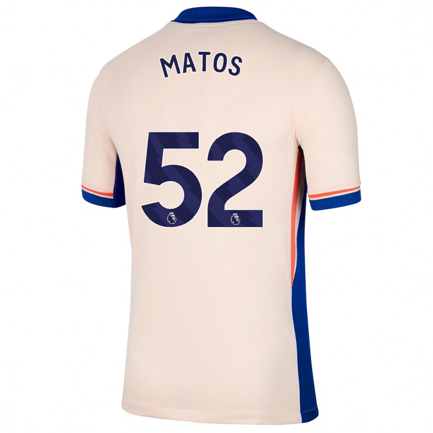 Hombre Fútbol Camiseta Alex Matos #52 Beige Claro 2ª Equipación 2024/25 Perú