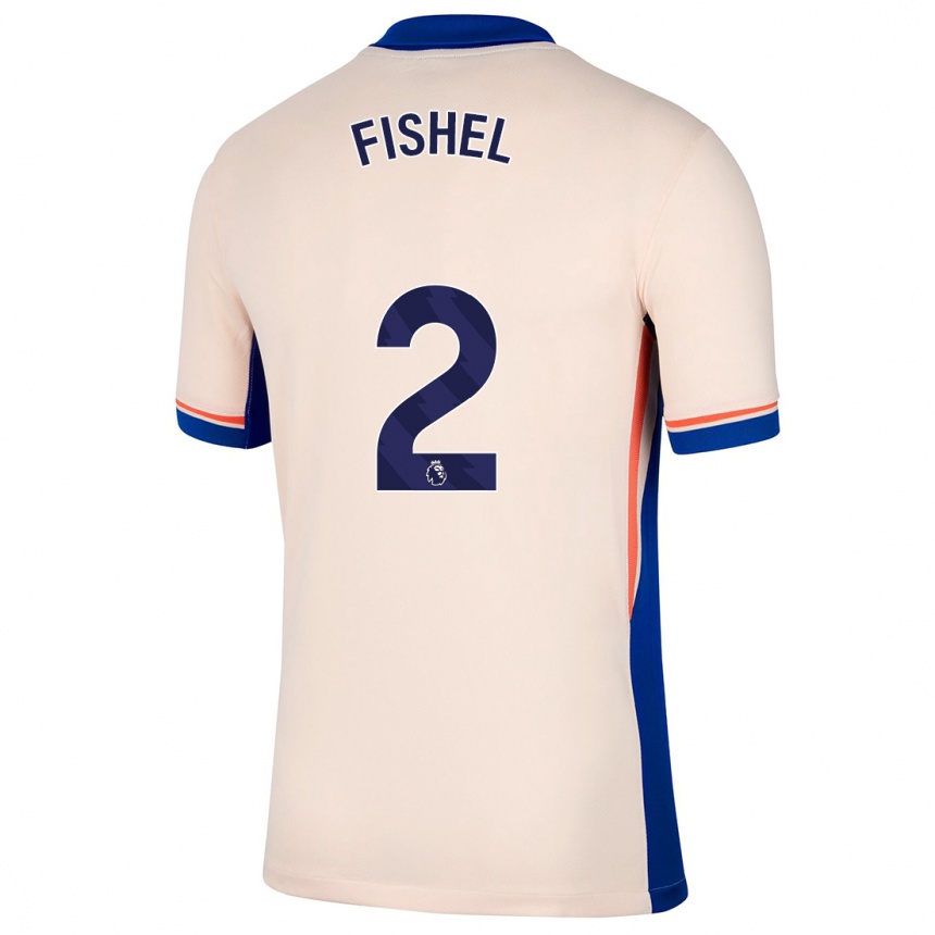 Hombre Fútbol Camiseta Mia Fishel #2 Beige Claro 2ª Equipación 2024/25 Perú