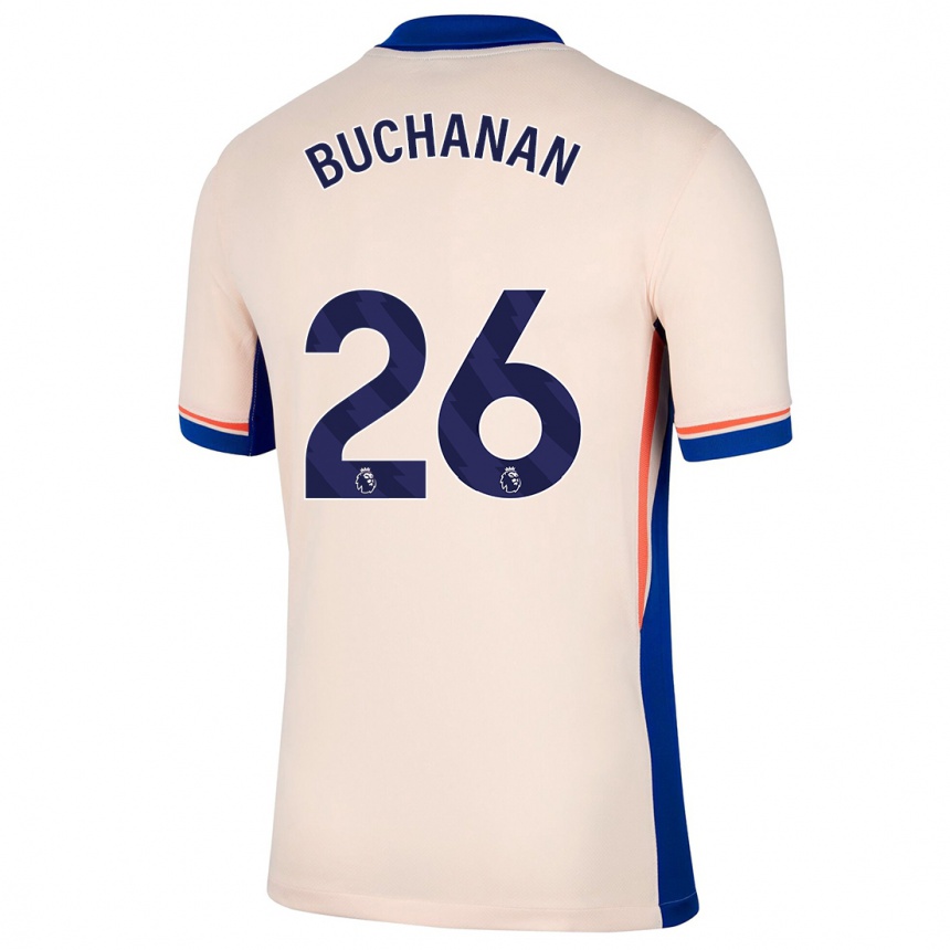 Hombre Fútbol Camiseta Kadeisha Buchanan #26 Beige Claro 2ª Equipación 2024/25 Perú