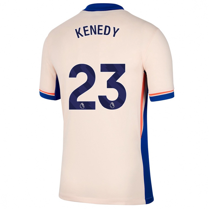 Hombre Fútbol Camiseta Robert Kenedy #23 Beige Claro 2ª Equipación 2024/25 Perú