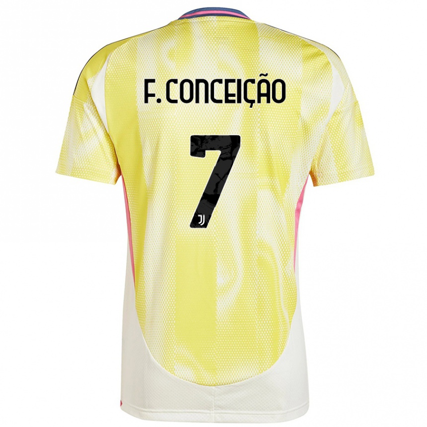 Hombre Fútbol Camiseta Francisco Conceicao #7 Naranja 2ª Equipación 2024/25 Perú