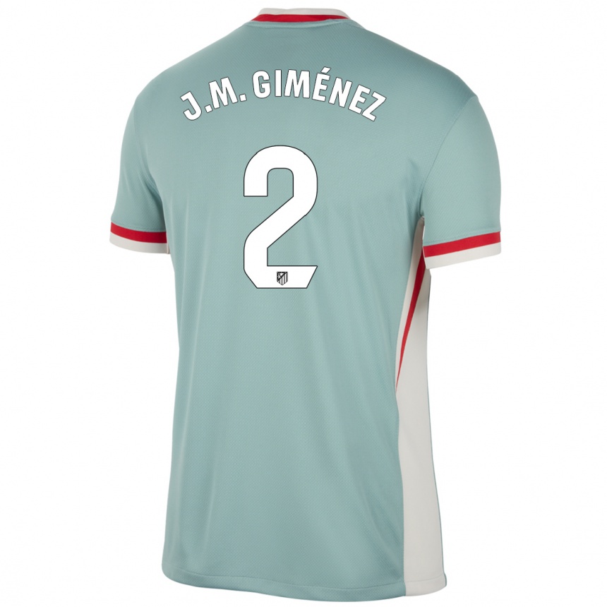 Hombre Fútbol Camiseta José María Giménez #2 Beige Claro Azul 2ª Equipación 2024/25 Perú