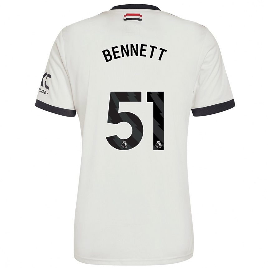 Hombre Fútbol Camiseta Rhys Bennett #51 Blanquecino Equipación Tercera 2024/25 Perú