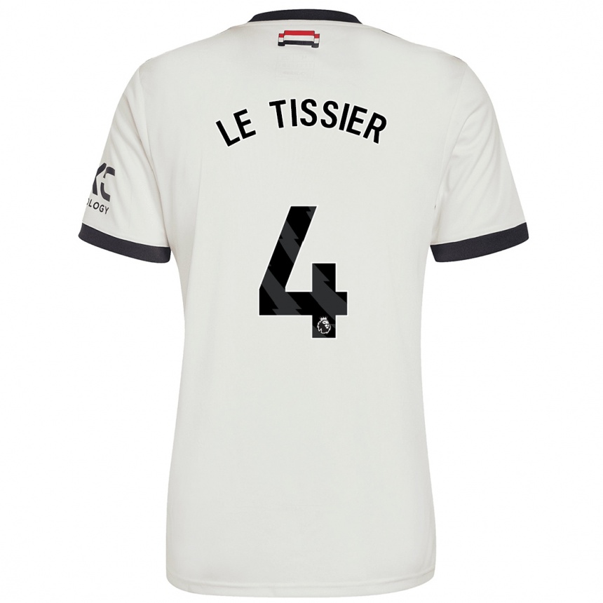 Hombre Fútbol Camiseta Maya Le Tissier #4 Blanquecino Equipación Tercera 2024/25 Perú