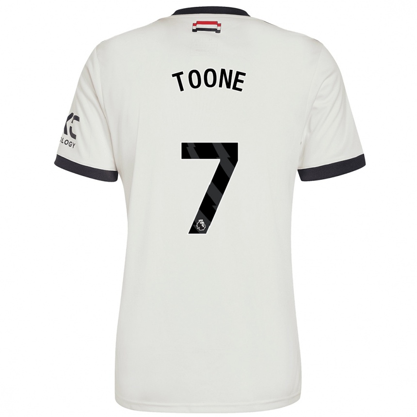 Hombre Fútbol Camiseta Ella Toone #7 Blanquecino Equipación Tercera 2024/25 Perú