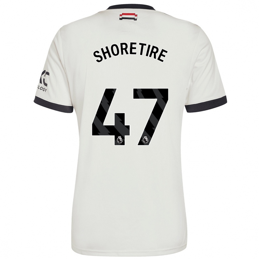 Hombre Fútbol Camiseta Shola Shoretire #47 Blanquecino Equipación Tercera 2024/25 Perú