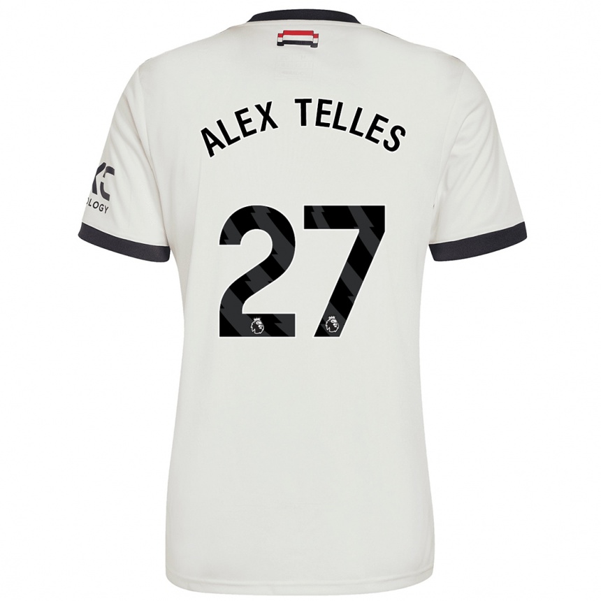 Hombre Fútbol Camiseta Alex Nicolao Telles #27 Blanquecino Equipación Tercera 2024/25 Perú