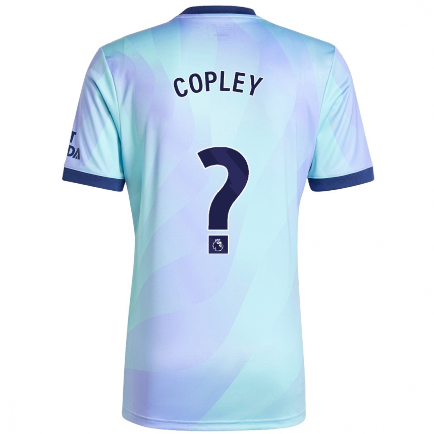 Hombre Fútbol Camiseta Louie Copley #0 Agua Equipación Tercera 2024/25 Perú