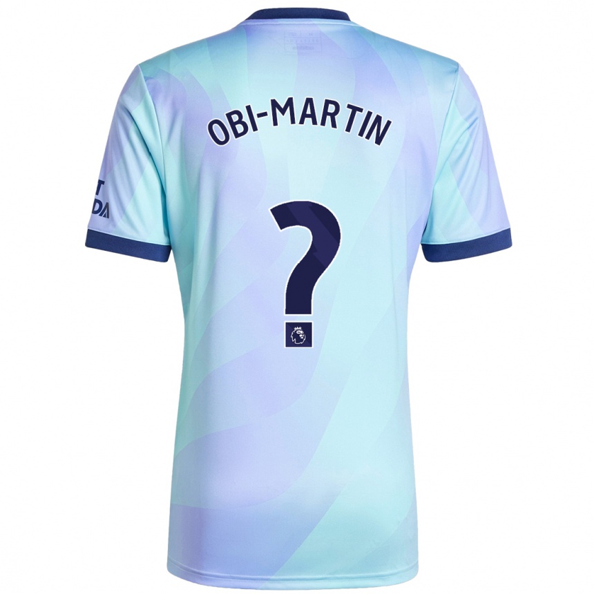 Hombre Fútbol Camiseta Chido Obi-Martin #0 Agua Equipación Tercera 2024/25 Perú