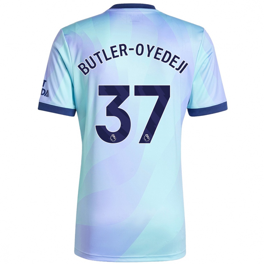 Hombre Fútbol Camiseta Nathan Butler-Oyedeji #37 Agua Equipación Tercera 2024/25 Perú