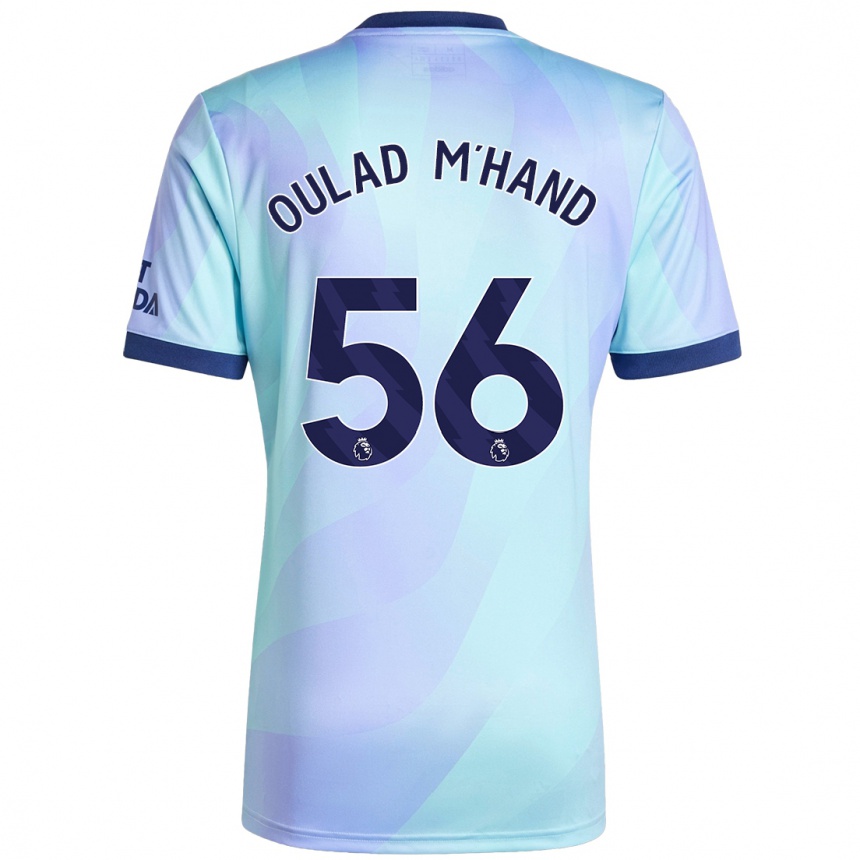 Hombre Fútbol Camiseta Salah-Eddine Oulad M'hand #56 Agua Equipación Tercera 2024/25 Perú