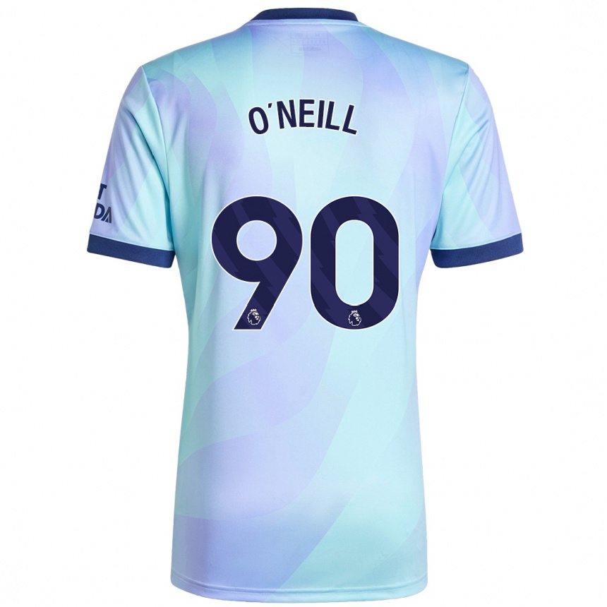 Hombre Fútbol Camiseta Ceadach O'neill #90 Agua Equipación Tercera 2024/25 Perú