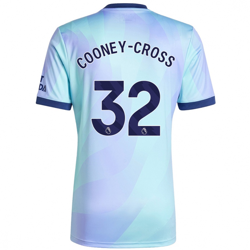 Hombre Fútbol Camiseta Kyra Cooney-Cross #32 Agua Equipación Tercera 2024/25 Perú