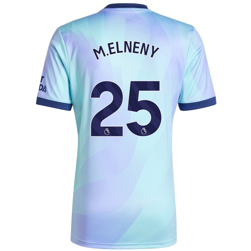 Hombre Fútbol Camiseta Mohamed Elneny #25 Agua Equipación Tercera 2024/25 Perú