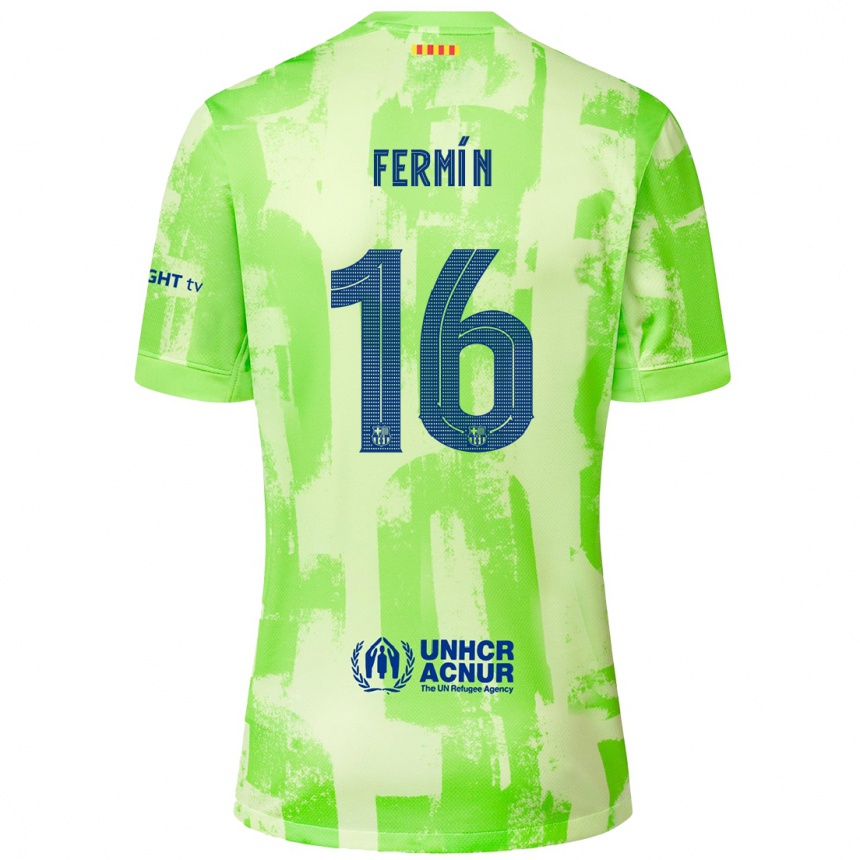 Hombre Fútbol Camiseta Fermin Lopez #16 Lima Equipación Tercera 2024/25 Perú