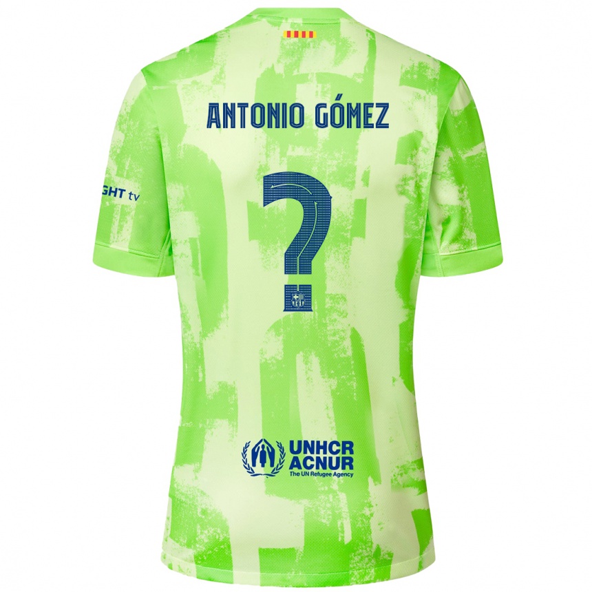 Hombre Fútbol Camiseta Antonio Gómez #0 Lima Equipación Tercera 2024/25 Perú