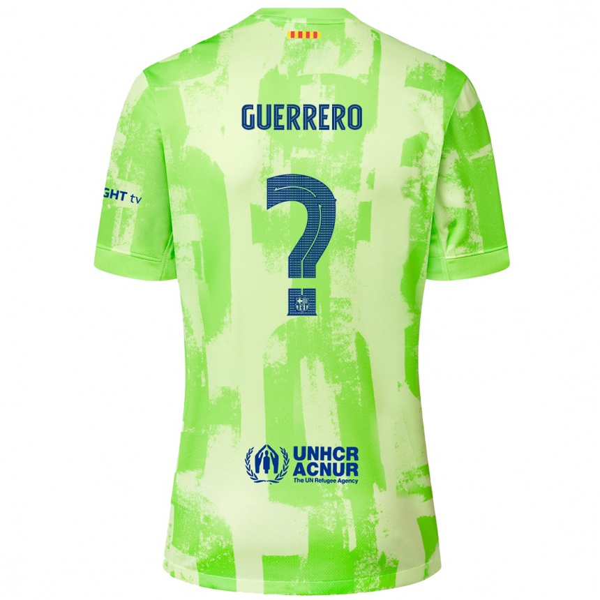 Hombre Fútbol Camiseta Adrián Guerrero #0 Lima Equipación Tercera 2024/25 Perú