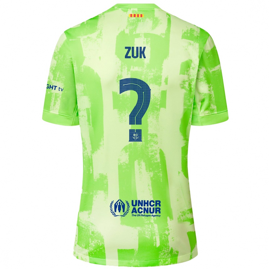 Hombre Fútbol Camiseta Michał Żuk #0 Lima Equipación Tercera 2024/25 Perú