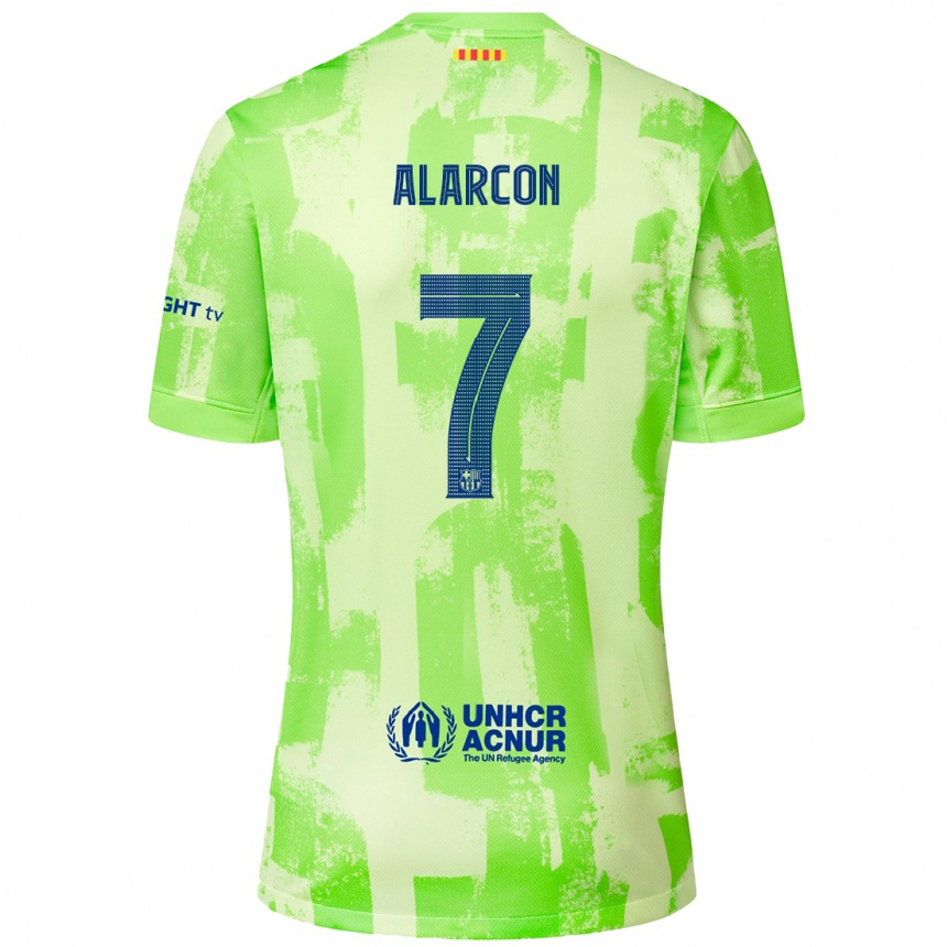 Hombre Fútbol Camiseta Angel Alarcon #7 Lima Equipación Tercera 2024/25 Perú