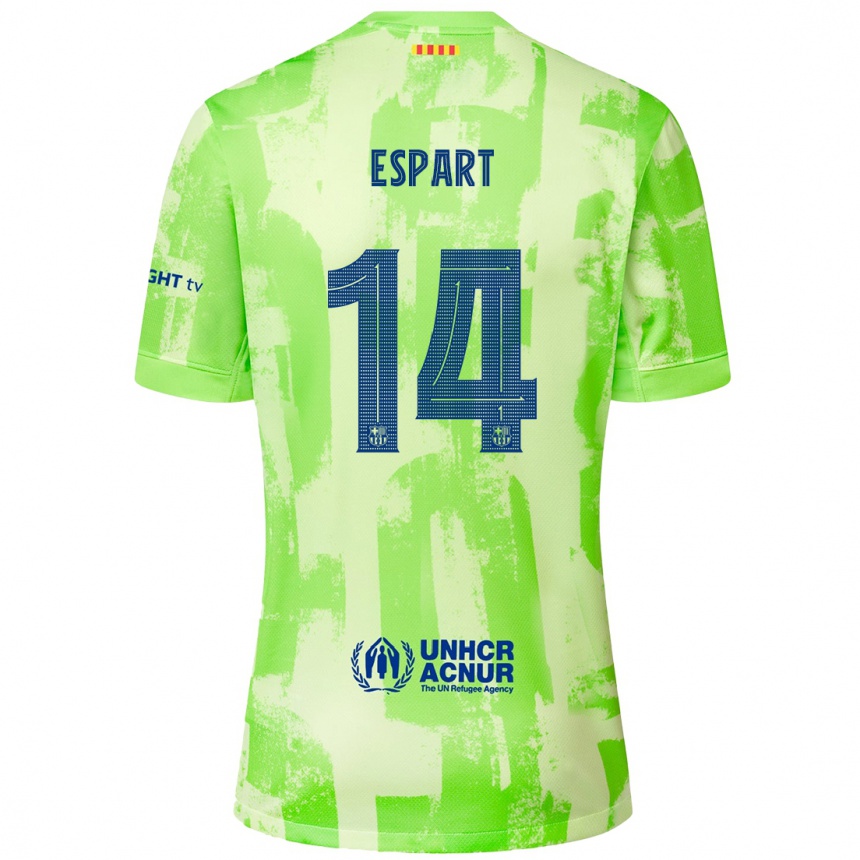 Hombre Fútbol Camiseta Xavi Espart #14 Lima Equipación Tercera 2024/25 Perú