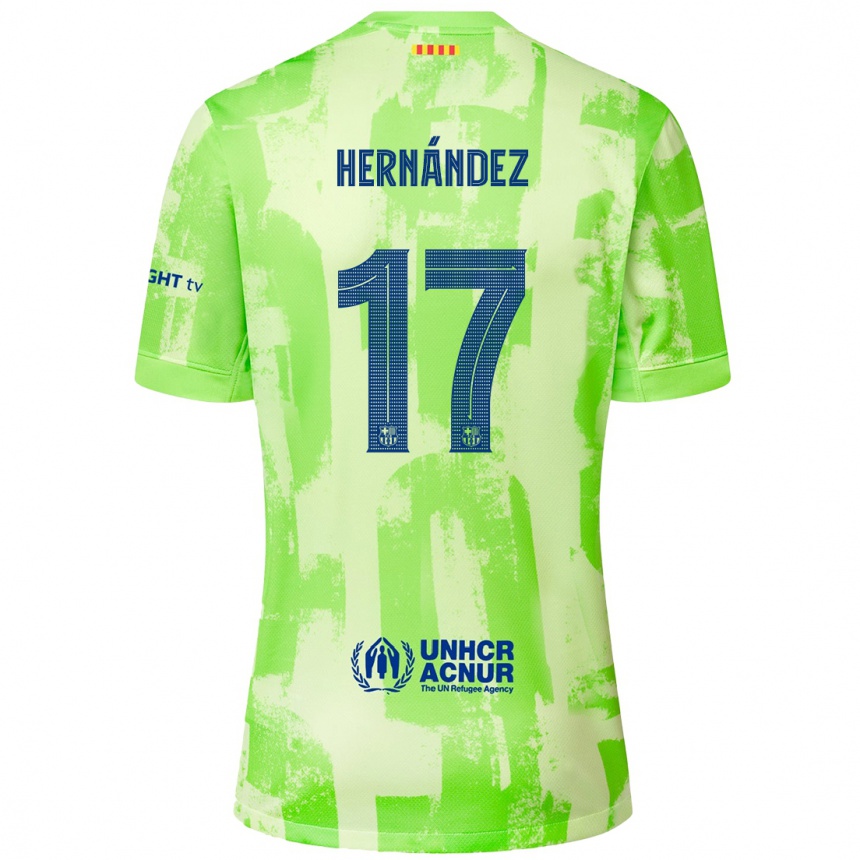 Hombre Fútbol Camiseta Juan Hernández #17 Lima Equipación Tercera 2024/25 Perú