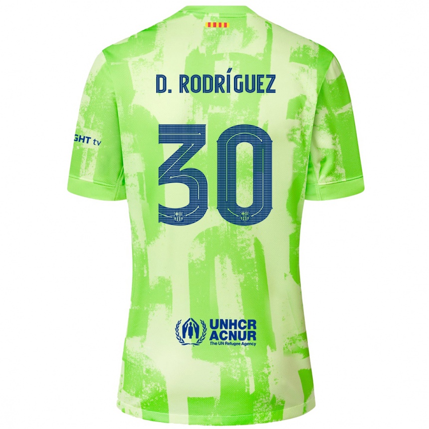 Hombre Fútbol Camiseta Dani Rodríguez #30 Lima Equipación Tercera 2024/25 Perú