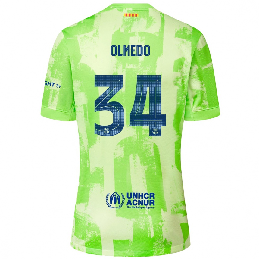 Hombre Fútbol Camiseta Alexis Olmedo #34 Lima Equipación Tercera 2024/25 Perú