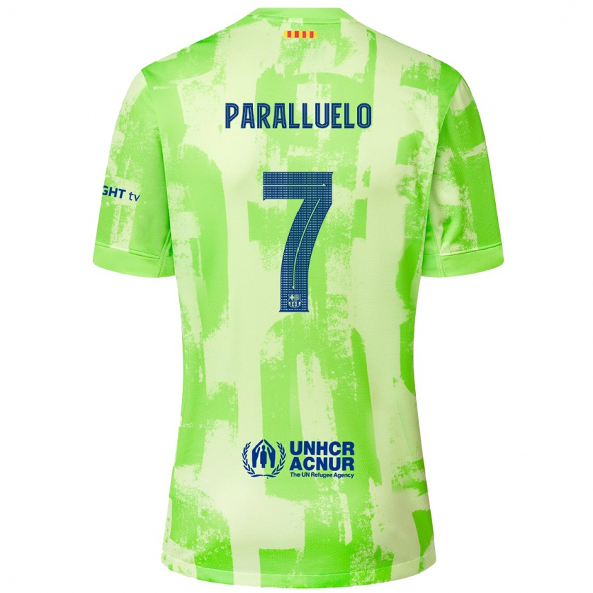 Hombre Fútbol Camiseta Salma Paralluelo #7 Lima Equipación Tercera 2024/25 Perú