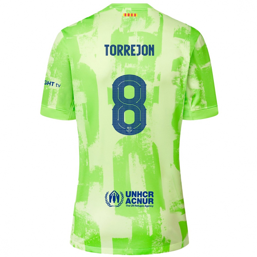 Hombre Fútbol Camiseta Marta Torrejón #8 Lima Equipación Tercera 2024/25 Perú