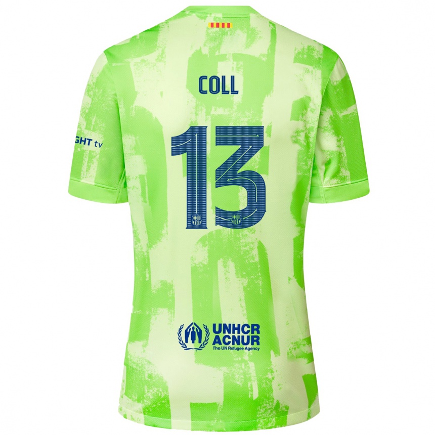 Hombre Fútbol Camiseta Cata Coll #13 Lima Equipación Tercera 2024/25 Perú