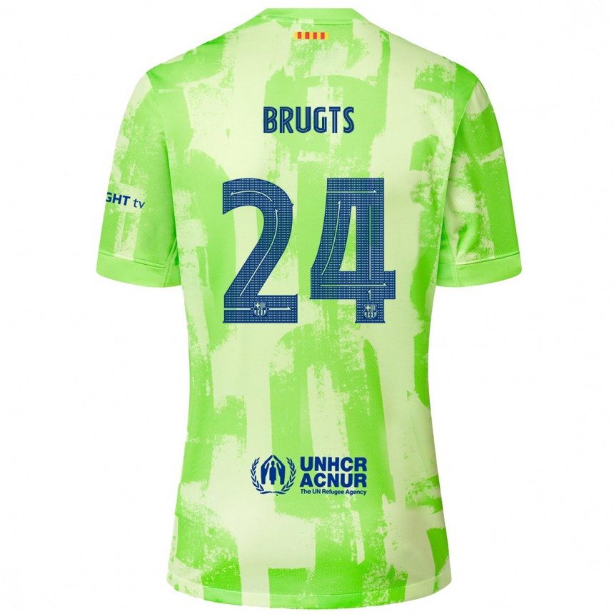 Hombre Fútbol Camiseta Esmee Brugts #24 Lima Equipación Tercera 2024/25 Perú