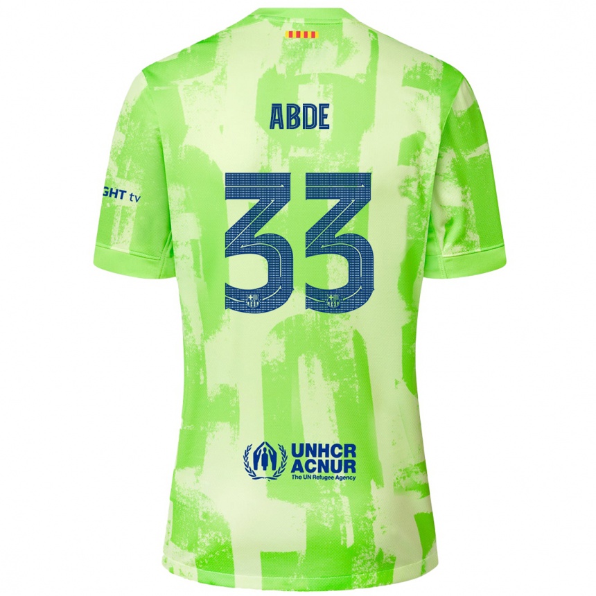 Hombre Fútbol Camiseta Ez Abde #33 Lima Equipación Tercera 2024/25 Perú