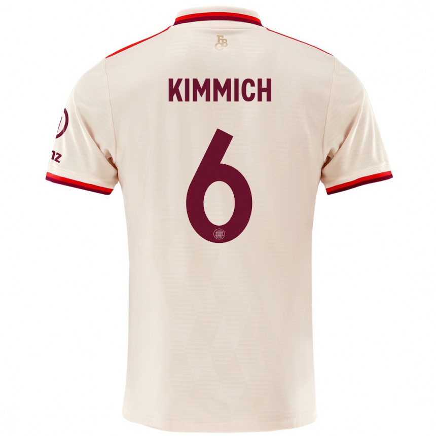 Hombre Fútbol Camiseta Joshua Kimmich #6 Lino Equipación Tercera 2024/25 Perú