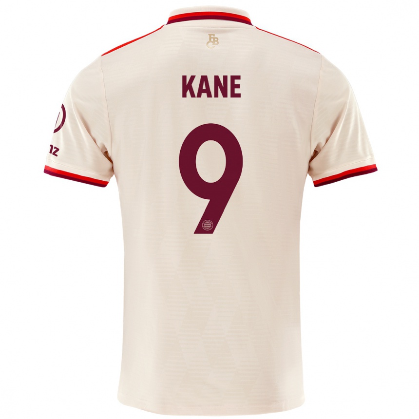 Hombre Fútbol Camiseta Harry Kane #9 Lino Equipación Tercera 2024/25 Perú