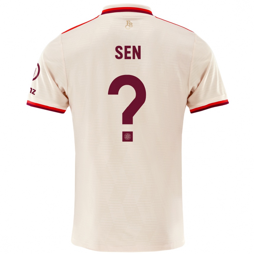 Hombre Fútbol Camiseta Salih Sen #0 Lino Equipación Tercera 2024/25 Perú