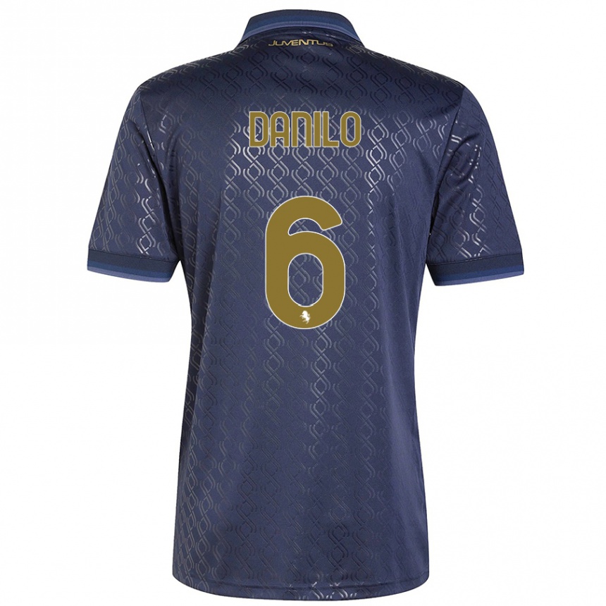 Hombre Fútbol Camiseta Danilo #6 Azul Marino Equipación Tercera 2024/25 Perú