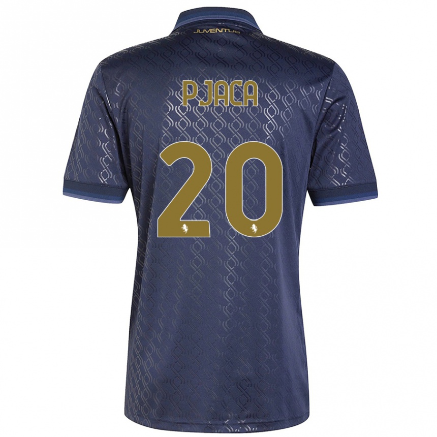 Hombre Fútbol Camiseta Marko Pjaca #20 Azul Marino Equipación Tercera 2024/25 Perú