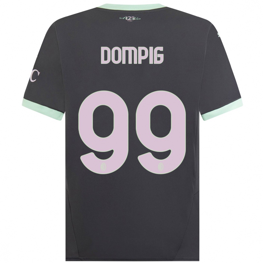 Hombre Fútbol Camiseta Chanté Dompig #99 Gris Equipación Tercera 2024/25 Perú