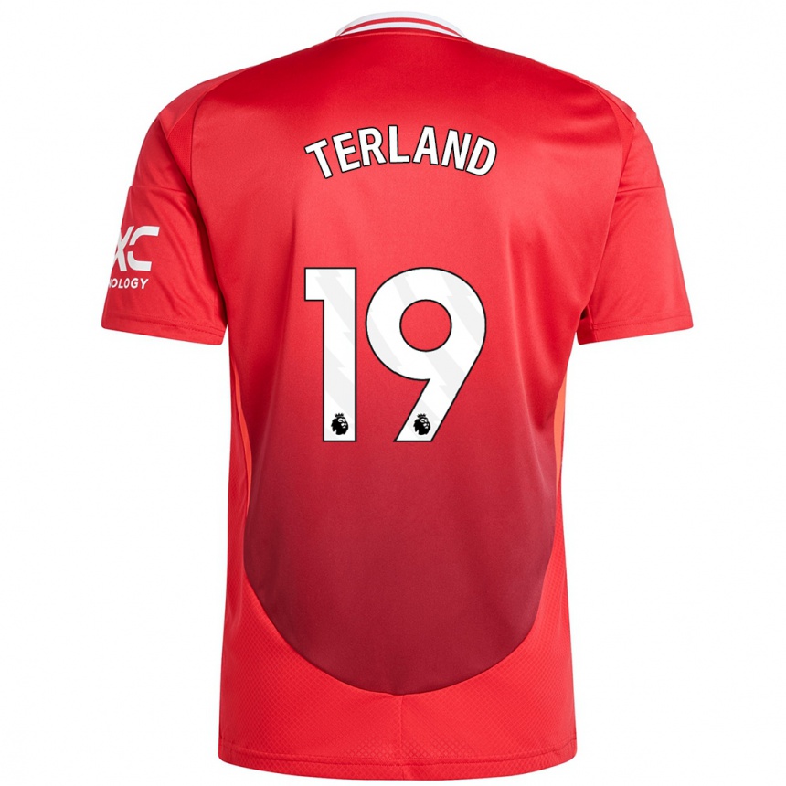 Mujer Fútbol Camiseta Elisabeth Terland #19 Rojo Brillante 1ª Equipación 2024/25 Perú