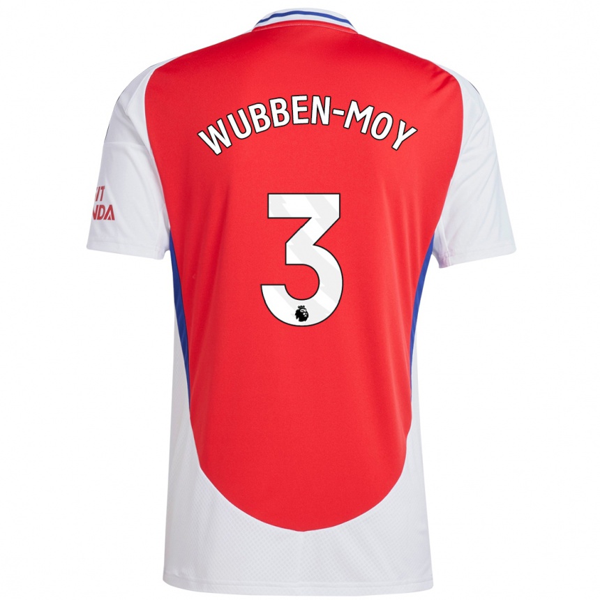 Mujer Fútbol Camiseta Lotte Wubben-Moy #3 Rojo Blanco 1ª Equipación 2024/25 Perú