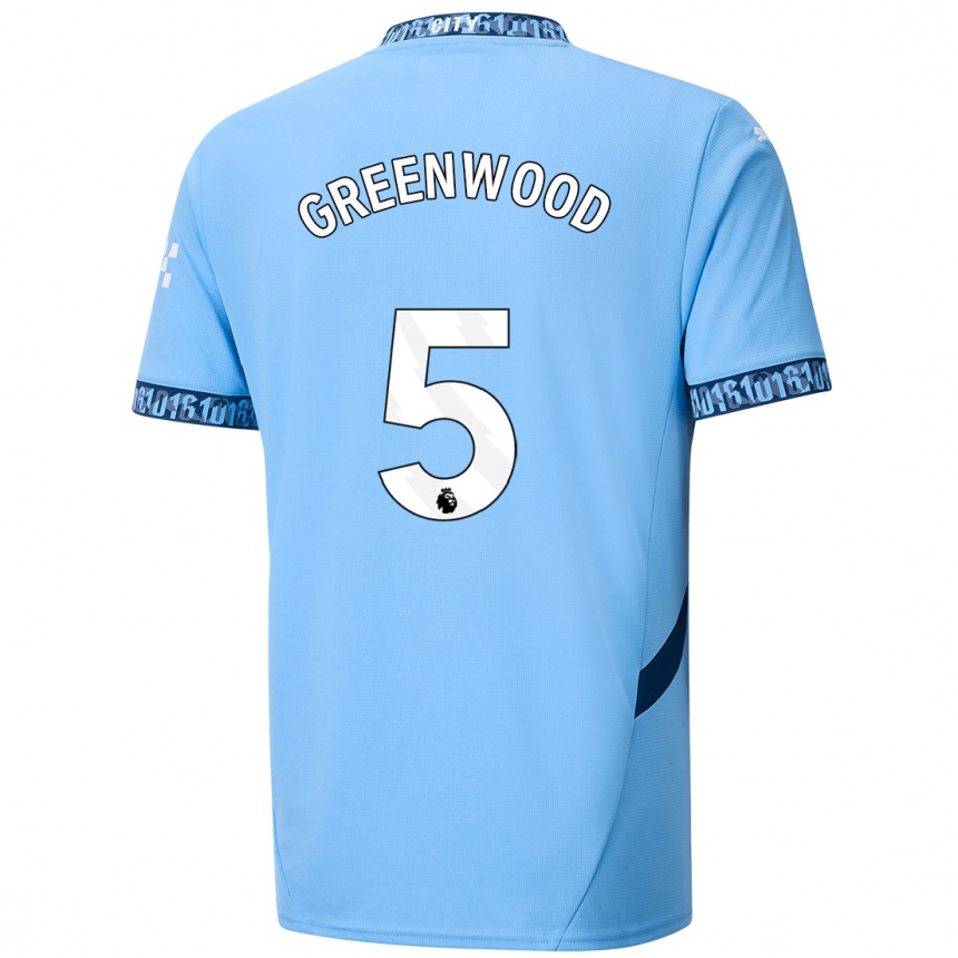 Mujer Fútbol Camiseta Alex Greenwood #5 Azul Marino 1ª Equipación 2024/25 Perú