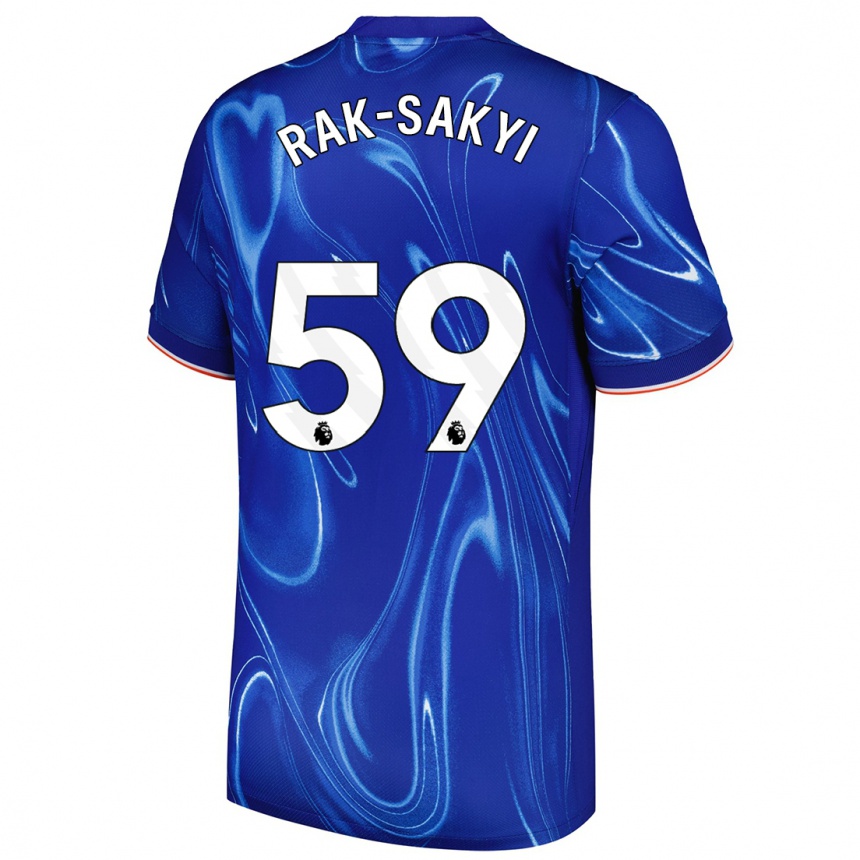 Mujer Fútbol Camiseta Sam Rak-Sakyi #59 Azul Blanco 1ª Equipación 2024/25 Perú