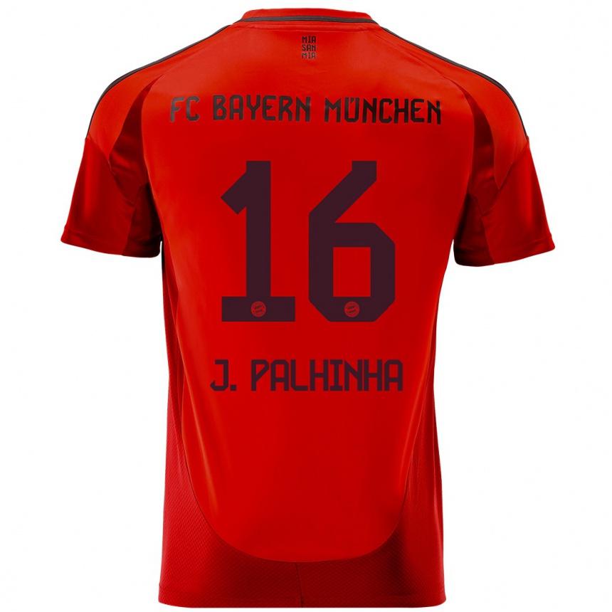 Mujer Fútbol Camiseta João Palhinha #16 Rojo 1ª Equipación 2024/25 Perú