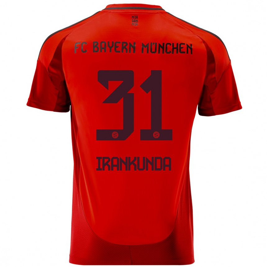 Mujer Fútbol Camiseta Nestory Irankunda #31 Rojo 1ª Equipación 2024/25 Perú