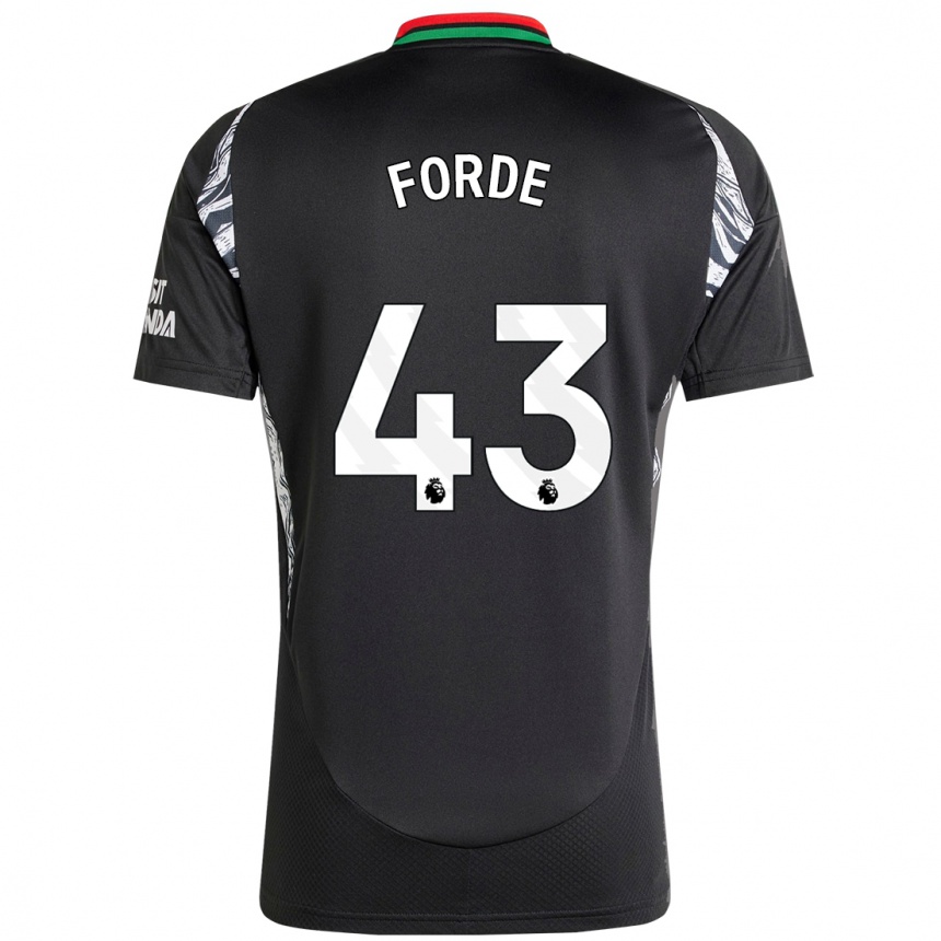 Mujer Fútbol Camiseta Romari Forde #43 Negro 2ª Equipación 2024/25 Perú